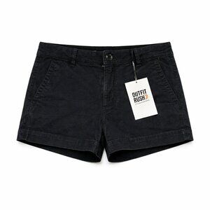 American Eagle Black Casual Shorts | Women’s Mid-Rise Everyday Shorts